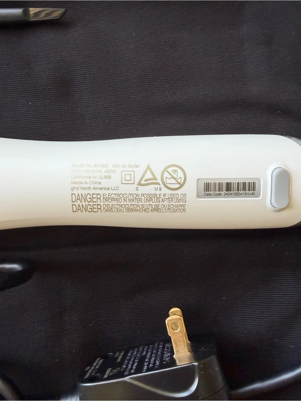 GHD Duet Blowdry 2-in-1 Hair Styler and Hot Air Brush - White